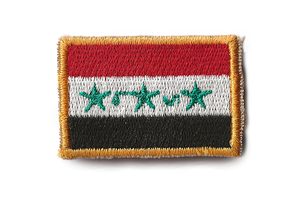 patch of iraqi flag